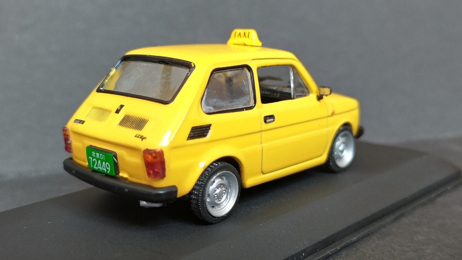 Fiat 126 P Polski Taxi China 1:43 Maluch Collection Pol, Overige merken, Auto, Verzenden, .