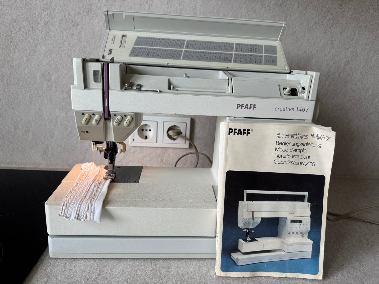 Pfaff Creative 1467 Naaimachine | IDT Dubbel Transport |, Ophalen of Verzenden, Zo goed als nieuw, Naaimachine, Pfaff