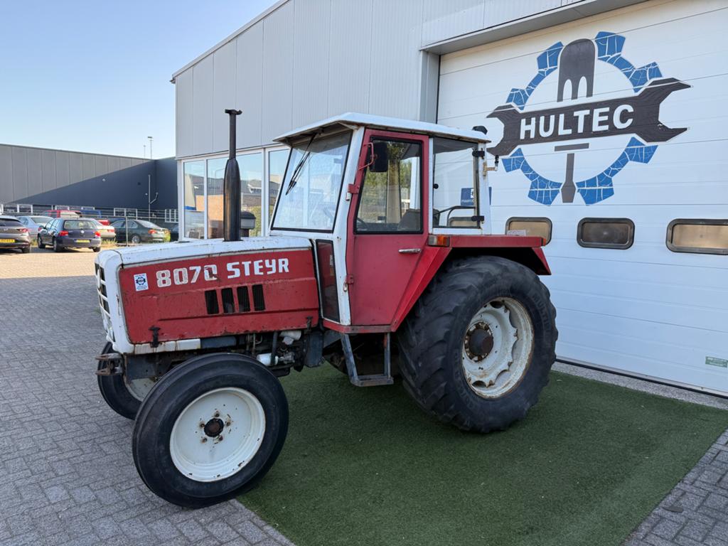 Steyr 8070 Tractor - 1985, 8162 uur, 64 Pk, Ophalen, Gebruikt, Steyr, Tot 80 Pk