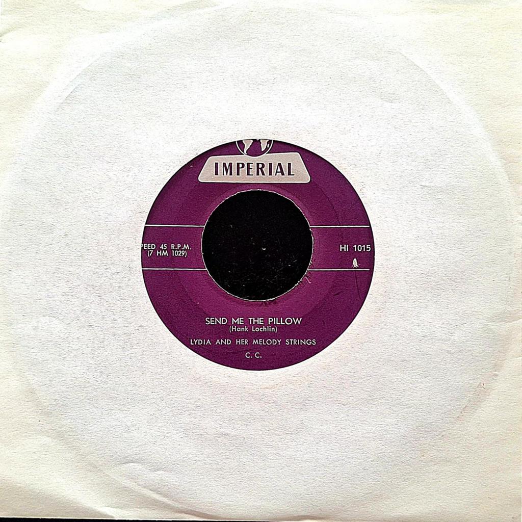 7"/SINGLE  LYDIA & MELODY STRINGS - Send Me The Pillow, Ophalen of Verzenden, Gebruikt, Pop