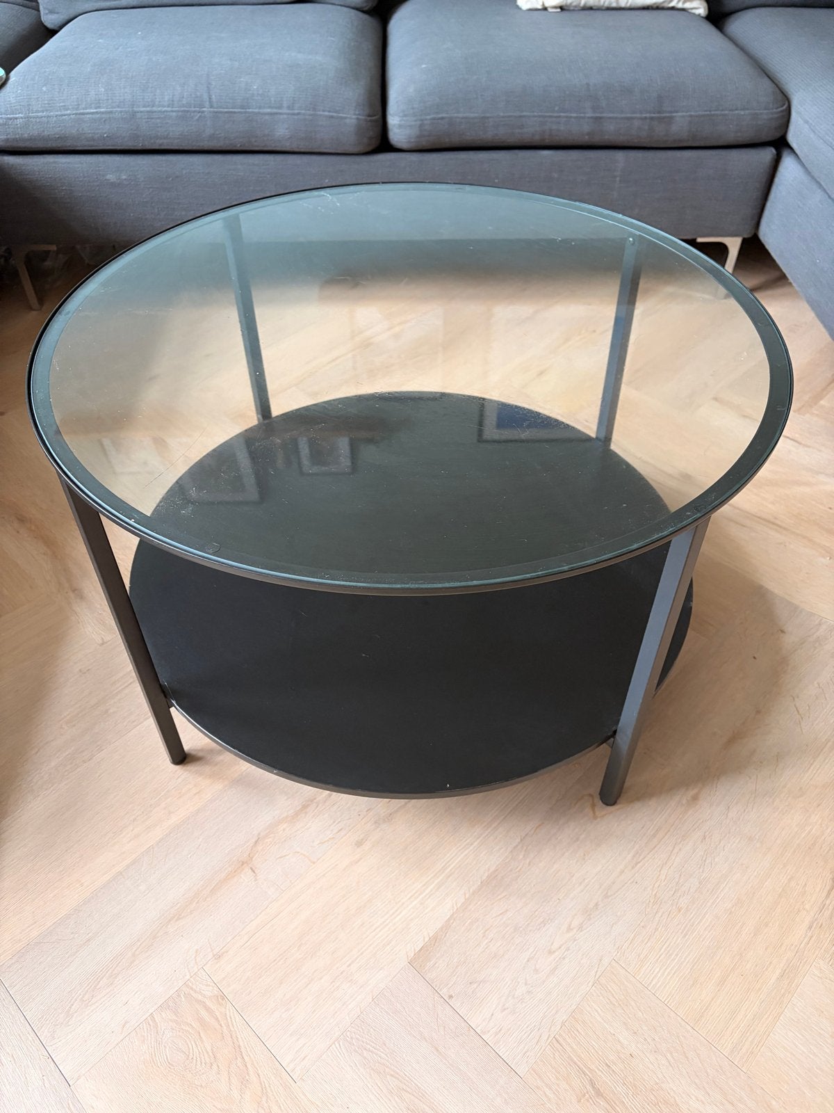 IKEA VITTSJÖ salontafel rond, Ophalen, Rond, 50 tot 100 cm, 5 – 50