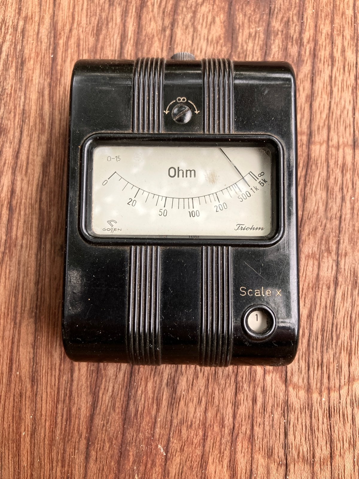 Vintage Gossen Triohm Ohmmeter - Mooi verzamelobject, Ophalen of Verzenden, Overige typen