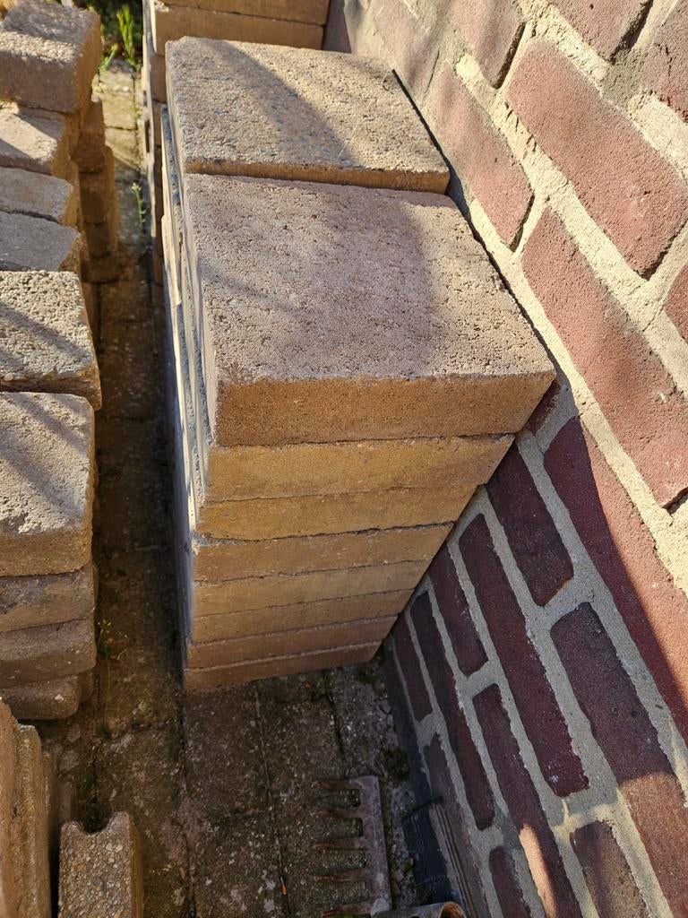 Partij tegels, Tuin en Terras, Ophalen of Verzenden, Gebruikt, Beton, Terrastegels