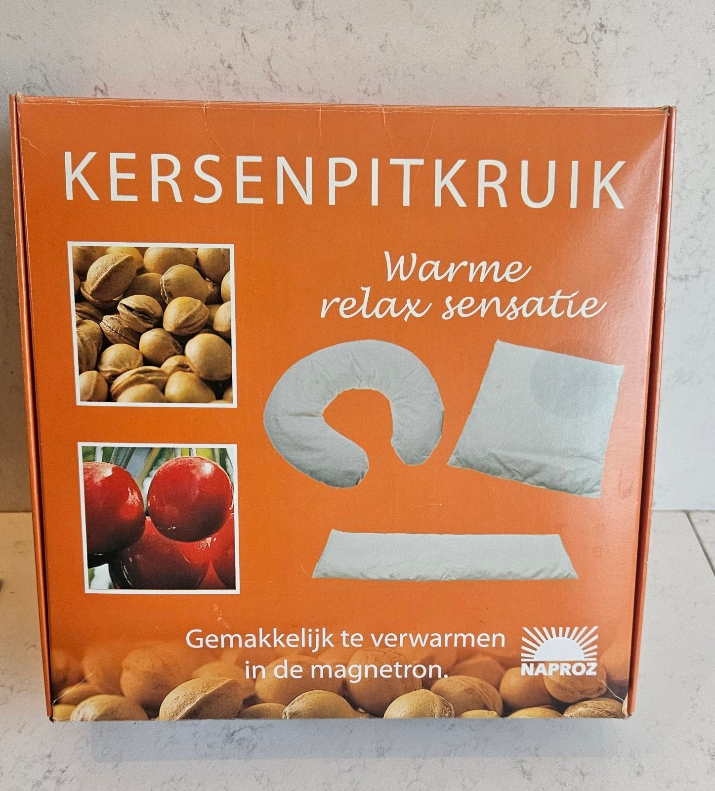Nieuwe Kersenpitkruik - Warme Relax Sensatie 12x45cm, Ophalen of Verzenden