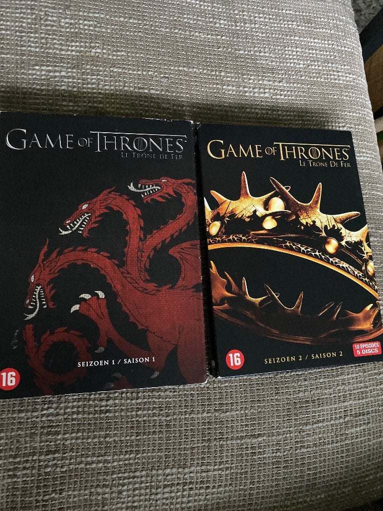 Game of Thrones Seizoen 1 & 2 DVD Boxset, Cd's en Dvd's, Vanaf 16 jaar, Bonusmateriaal, Nederlands, Ophalen of Verzenden