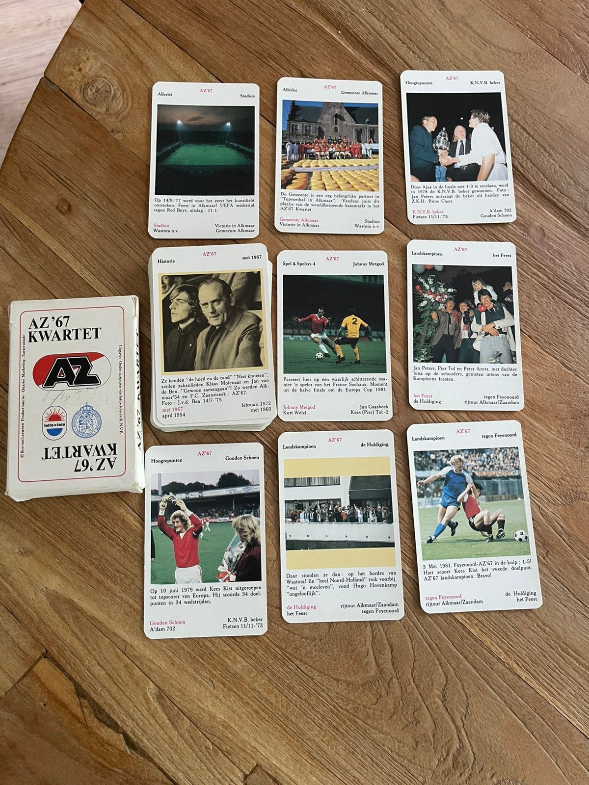 Uniek Vintage AZ '67 Kwartet uit 1981, Verzamelen, Ophalen of Verzenden, Zo goed als nieuw, AZ