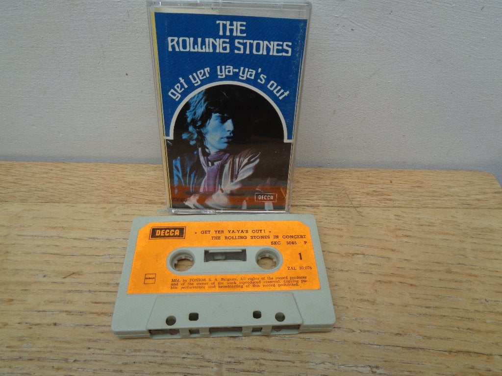 Rolling Stones cassette "Get Year Ya-Ya's Out" [België], Gebruikt, Verzenden, 1 bandje, Origineel