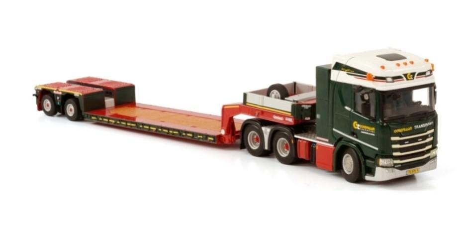 WSI SCANIA R HIGHLINE 6X4 + DIEPLADER GOUDRIAAN, ., Nieuw, Ophalen of Verzenden, Bus of Vrachtwagen