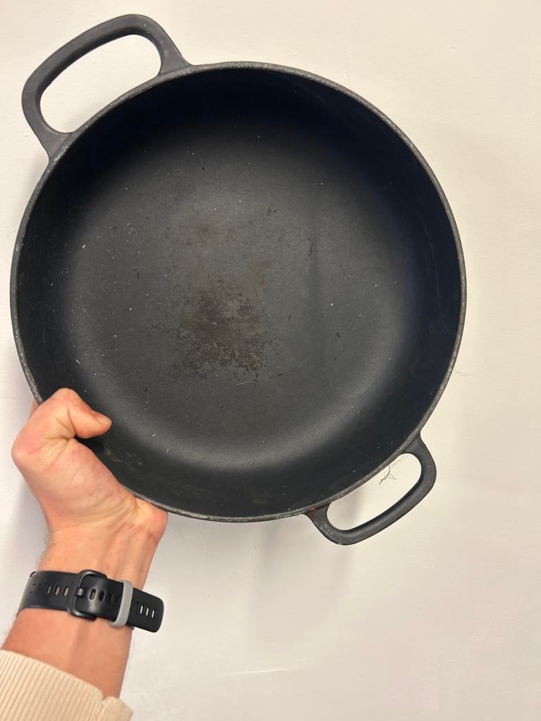Gietijzeren Braadpan met Deksel - Royal Van Kempen & Begeer, Huis en Inrichting, Keuken | Potten en Pannen, Ophalen, Zo goed als nieuw