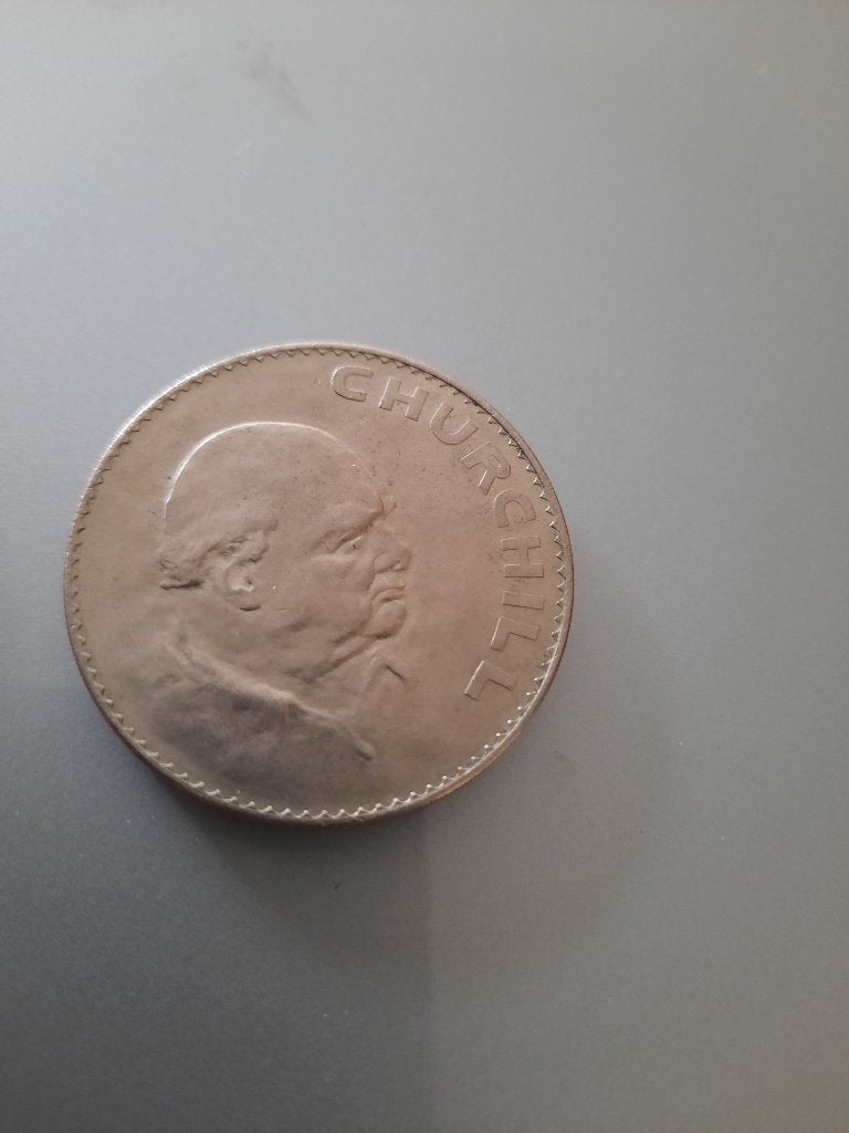 Herdenkings munt churcill 1965, Ophalen of Verzenden, Overige materialen, Buitenland
