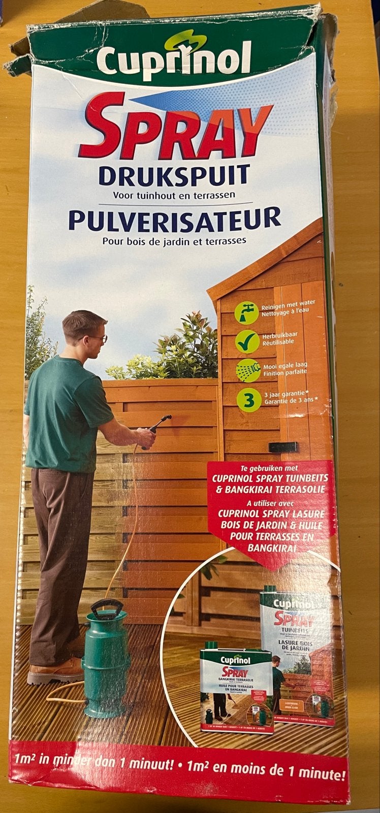 Cuprinol Spray Drukspuit voor tuinhout en terrassen, Tuin en Terras, Ophalen, Nieuw, Handsproeier