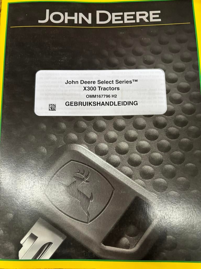 John deere handleiding x300 serie maaier, Ophalen of Verzenden