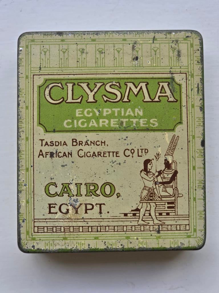 Clysma Cairo Egypt Egyptian African Cigarettes blikje, Ophalen of Verzenden, Gebruikt, Overige