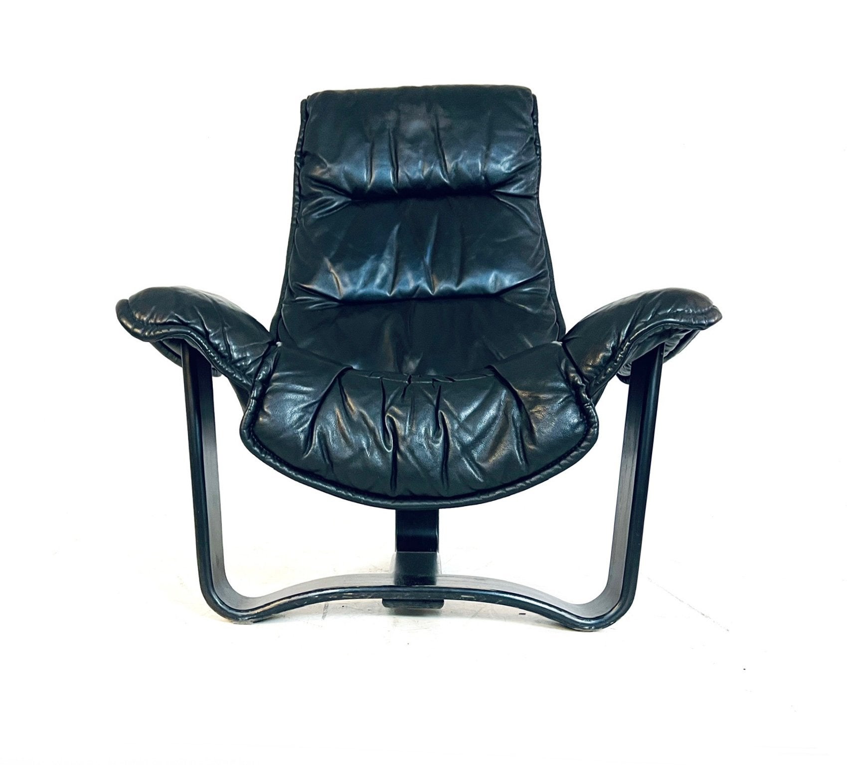 Vintage ‘Manta’ fauteuil, Ingmar Relling ‘70, Huis en Inrichting, Westnofa, Westnofa, Vintage retro buisframe design rotan webbing papercord deens