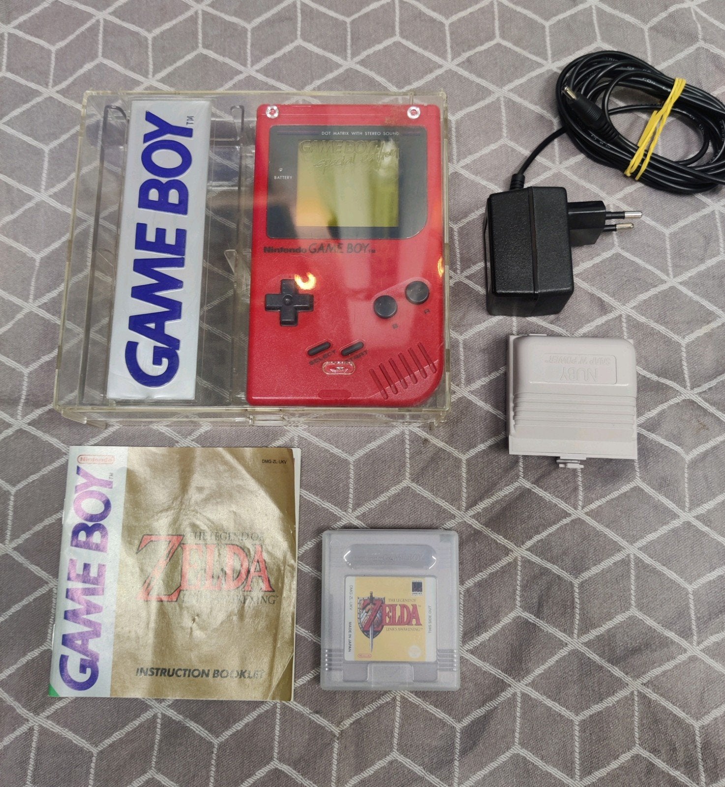 Rode Game Boy Classic met Zelda Link's Awakening, Spelcomputers en Games, Ophalen of Verzenden, Zo goed als nieuw
