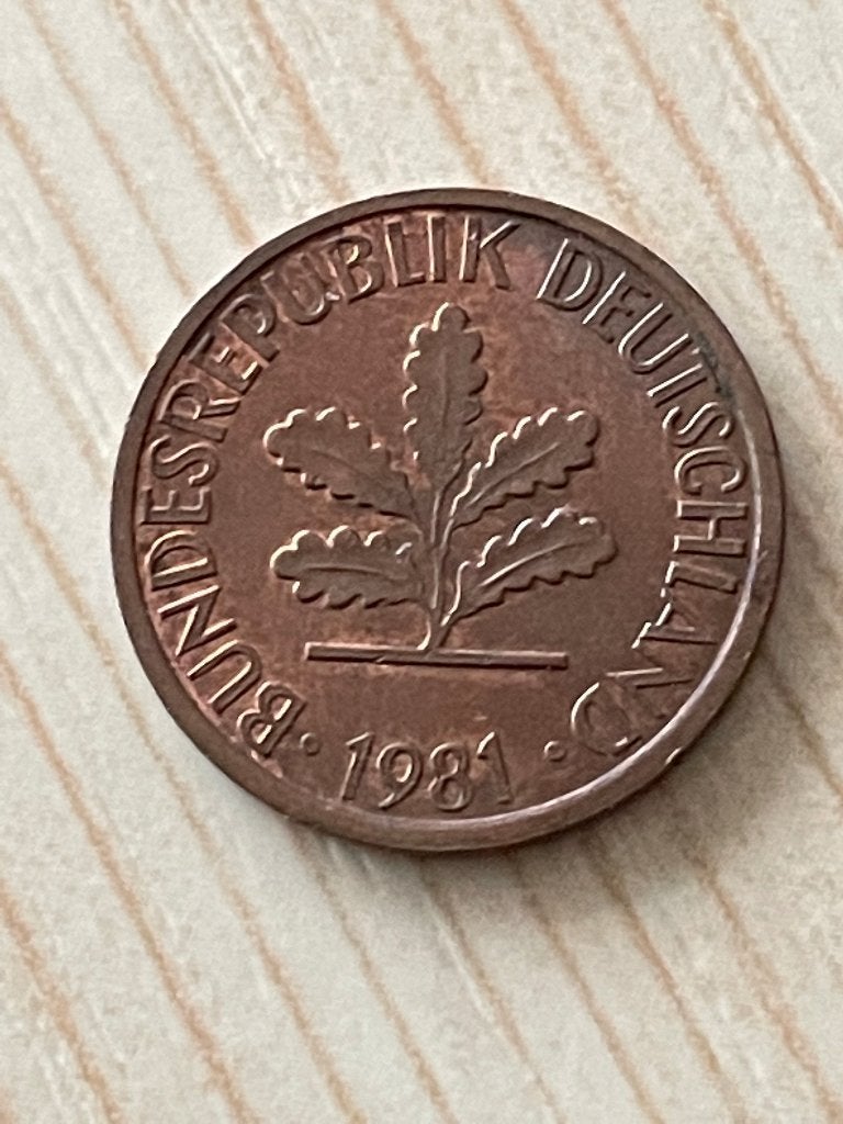 Duitsland 1 pfennig 1981, Ophalen of Verzenden, Duitsland, Losse munt