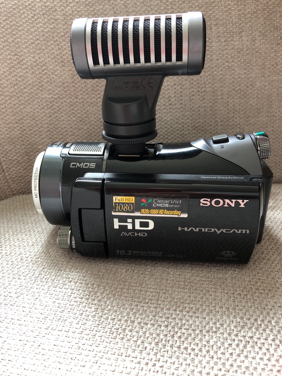Sony Handycam HDR-CX11E Full HD Camcorder met microfoon, Overige soorten, Ophalen of Verzenden, Zo goed als nieuw, 8 tot 20x
