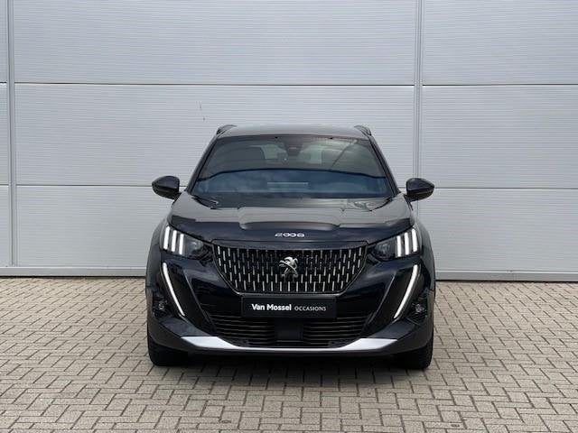 Peugeot e-2008 EV GT 50 kWh | AUTOMAAT, Auto's, 136 pk, Leder en Stof, Zwart, Origineel Nederlands