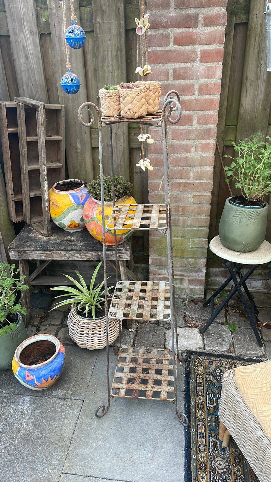 Plantenrek/etagere, Ophalen, Gebruikt