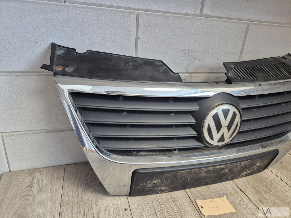 Grille met afstandradar logo voor Volkswagen Passat b6 3c, Gebruikt, -, Volkswagen, -
