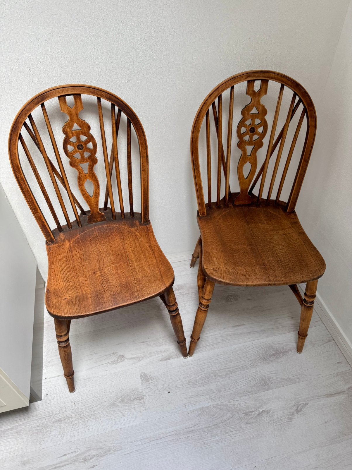 4 Windsor Stoelen erg mooie kleur!, Ophalen, Zo goed als nieuw, Bruin