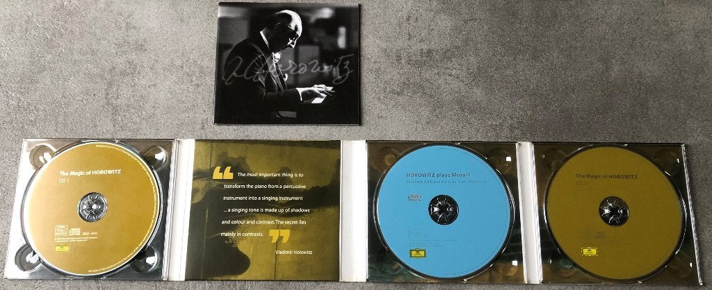 HOROWITZ - THE MAGIC OF HOROWITZ - 2 CD'S + 1 DVD -, Ophalen of Verzenden, Zo goed als nieuw