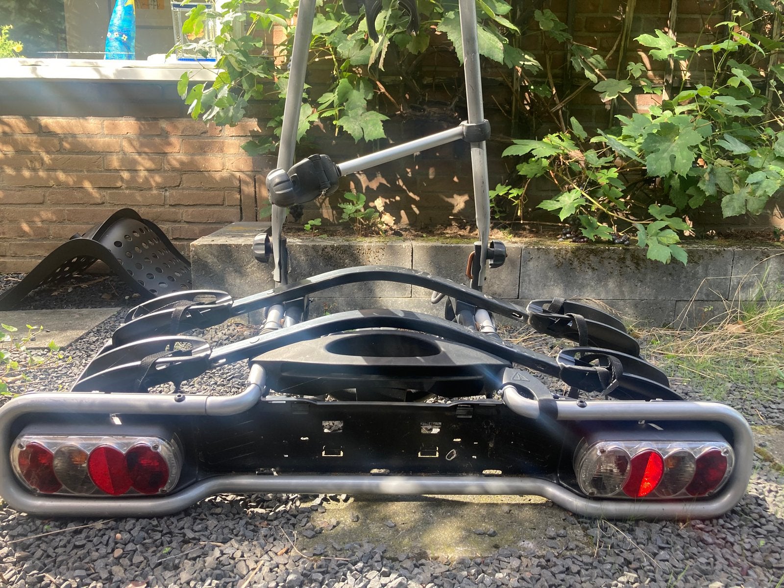 Thule fietsdrager voor afneembare trekhaak, Auto diversen, Ophalen, 2 fietsen, Gebruikt, Trekhaakdrager