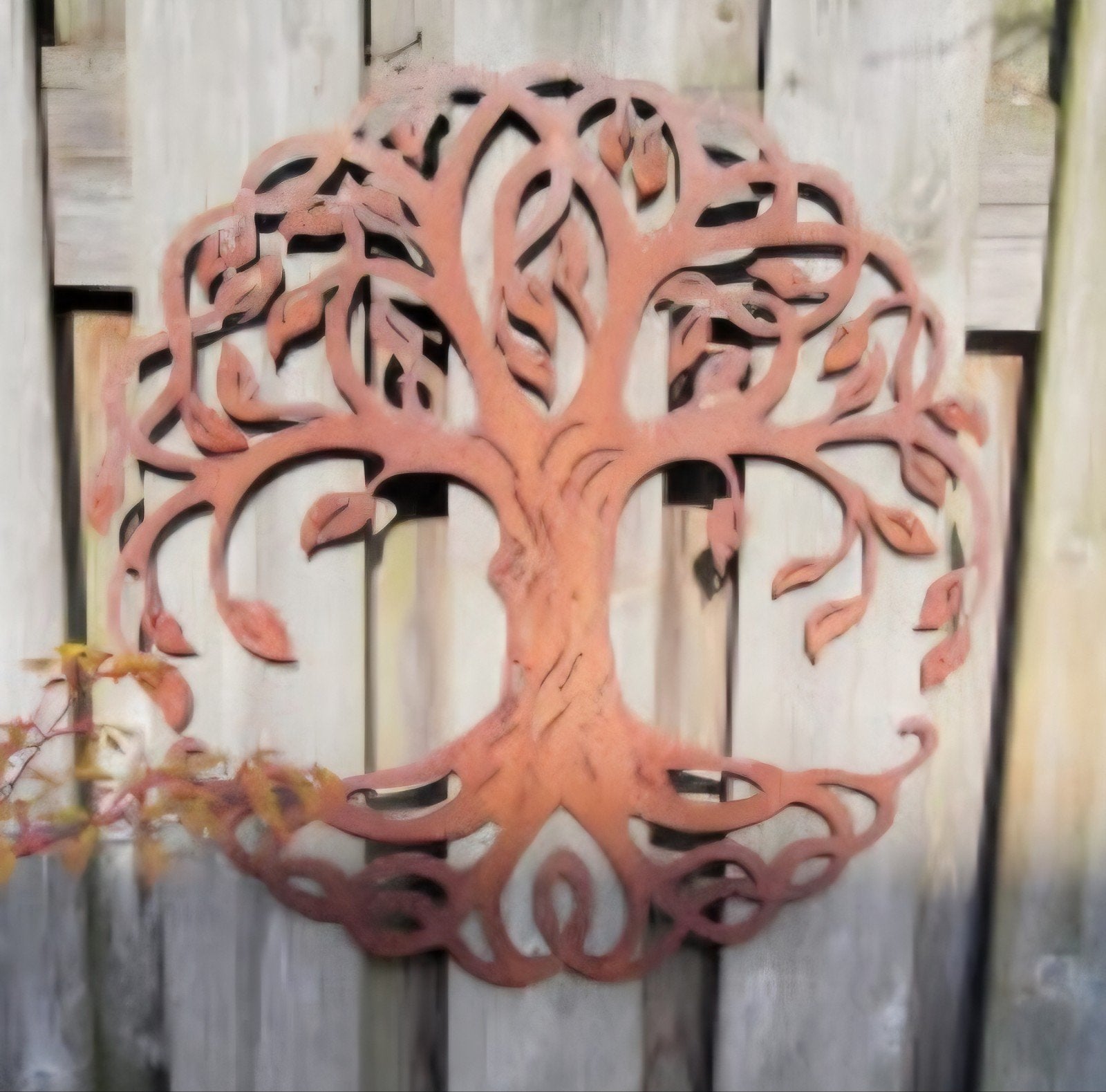 Cortenstaal Levensboom Wanddecoratie - 60 cm, Ophalen, Nieuw, Metaal, Abstract beeld
