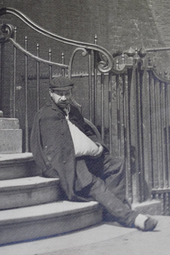 W.H. Angenend "Invalide", vintage foto Amsterdam 1913, Ophalen