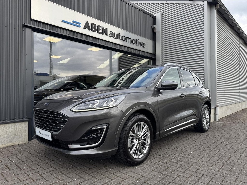Ford Kuga 1.5 EcoBoost 150PK Vignale (TREKHAAK|LEDER|ACC|HUD, Zwart, Bedrijf, Handgeschakeld, 3 cilinders