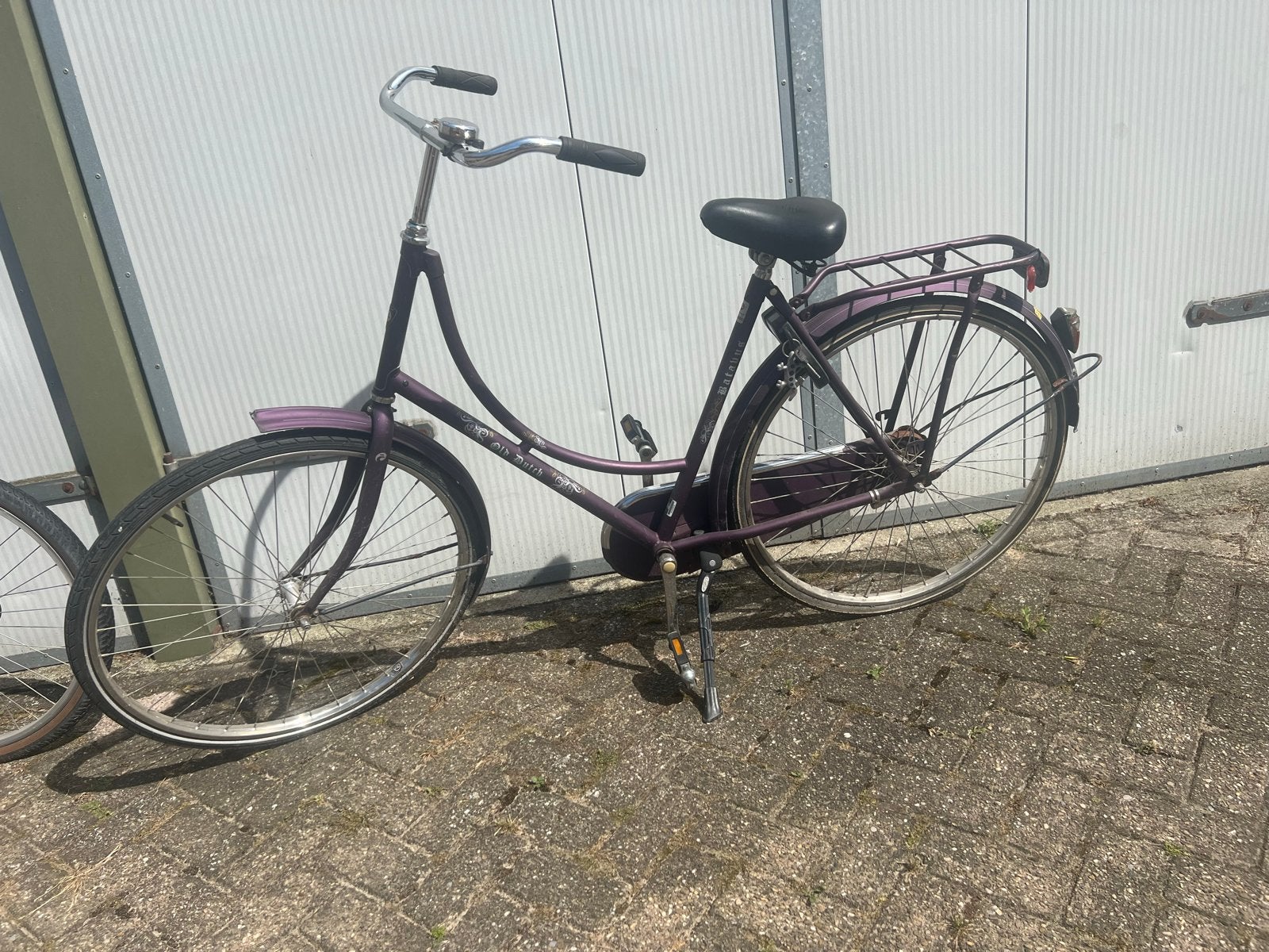 Old Dutch Damesfiets - Paars, Gebruikt, 53 tot 56 cm, Ophalen, Gebruikt, Terugtraprem