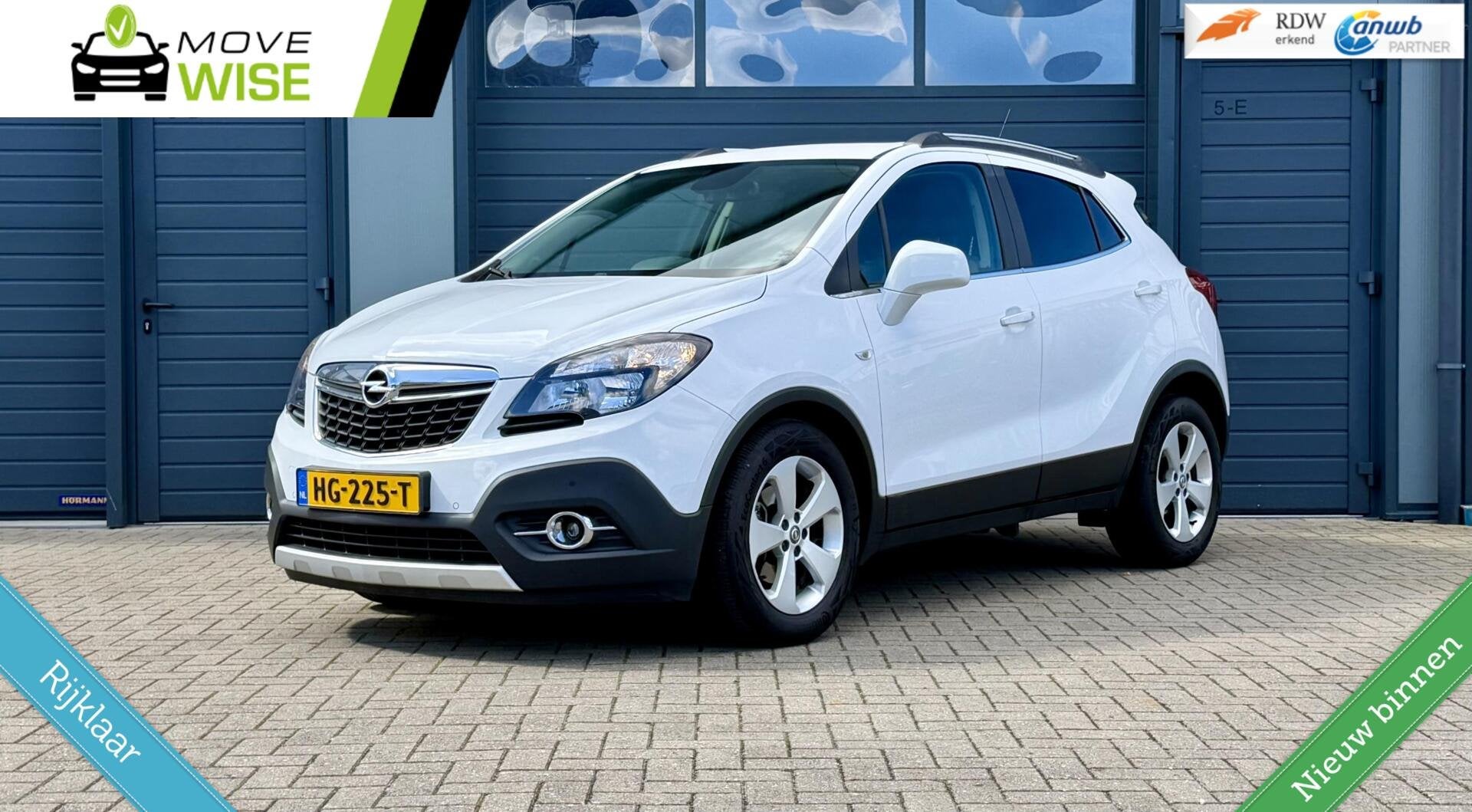 Opel Mokka 1.4 T 140pk Cosmo| RIJKLAAR & NIEUWE KETTING | Tr, Auto's, Voorwielaandrijving, Gebruikt, 4 cilinders, Wit