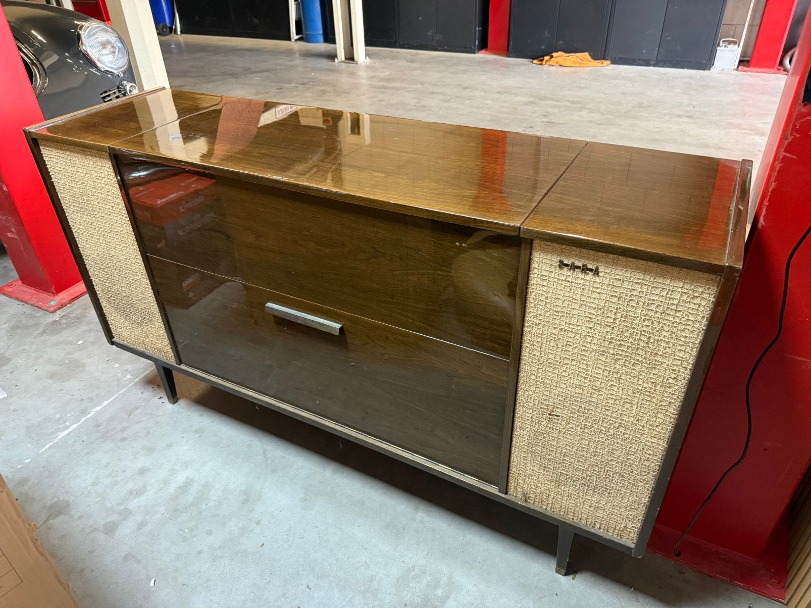 SABA Breisgau automatic stereo Radio en platenspeler, Huis en Inrichting, Kasten | Schoenenkasten, Ophalen, Gebruikt