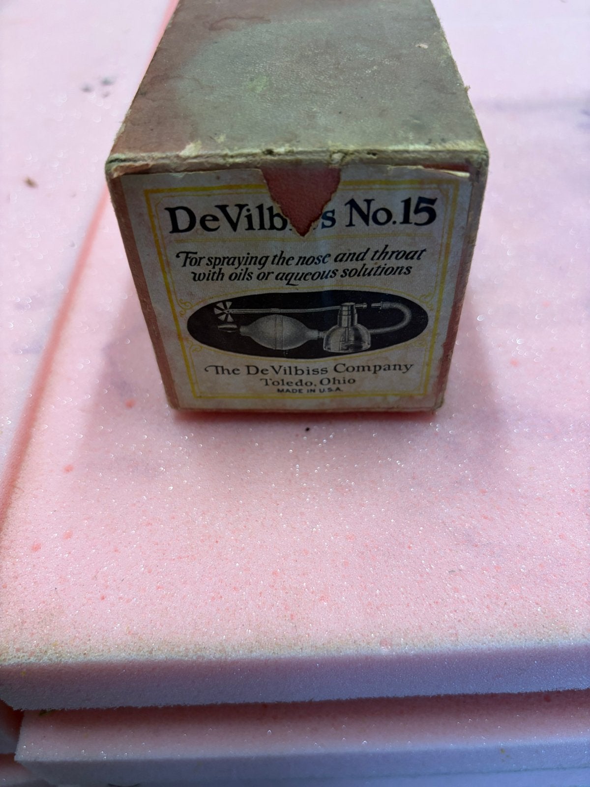 Vintage DeVilbiss No. 15 Verstuiver in originele doos, Ophalen of Verzenden
