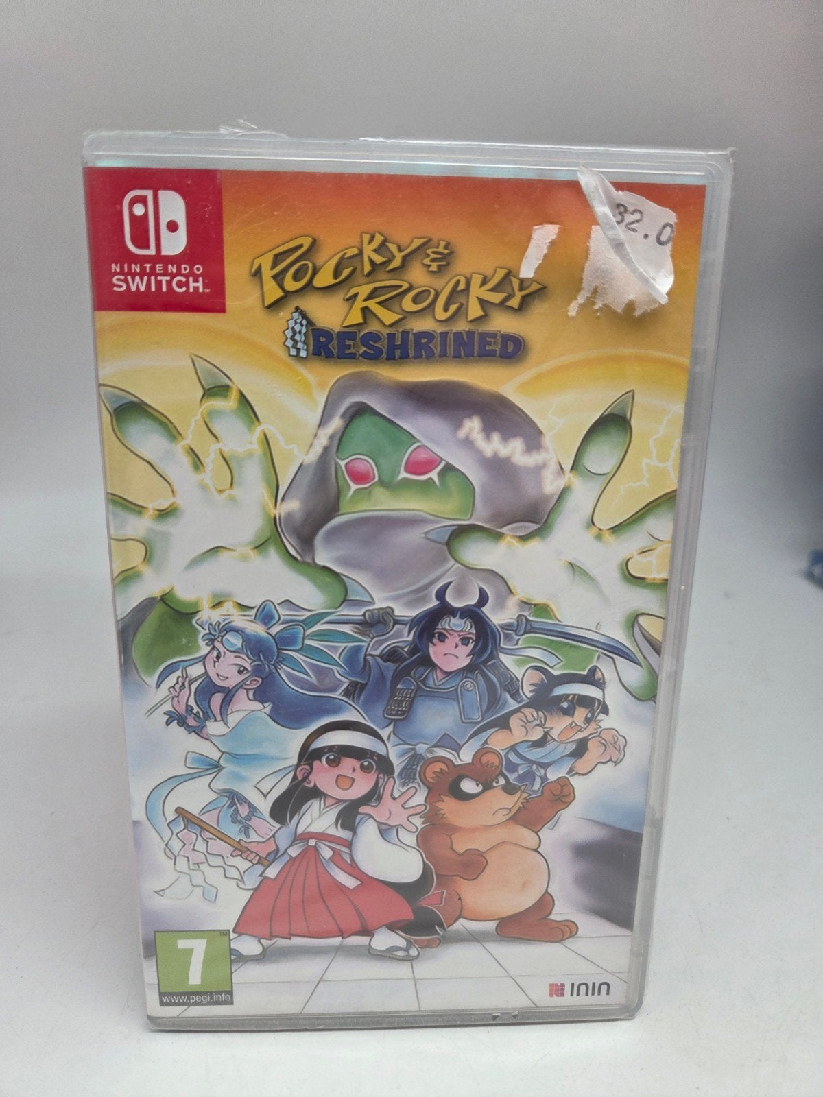 Pocky & Rocky Reshrined - Nintendo Switch (Geseald), Avontuur en Actie, Info@digitalrepublic.de, Eén computer, Vanaf 7 jaar