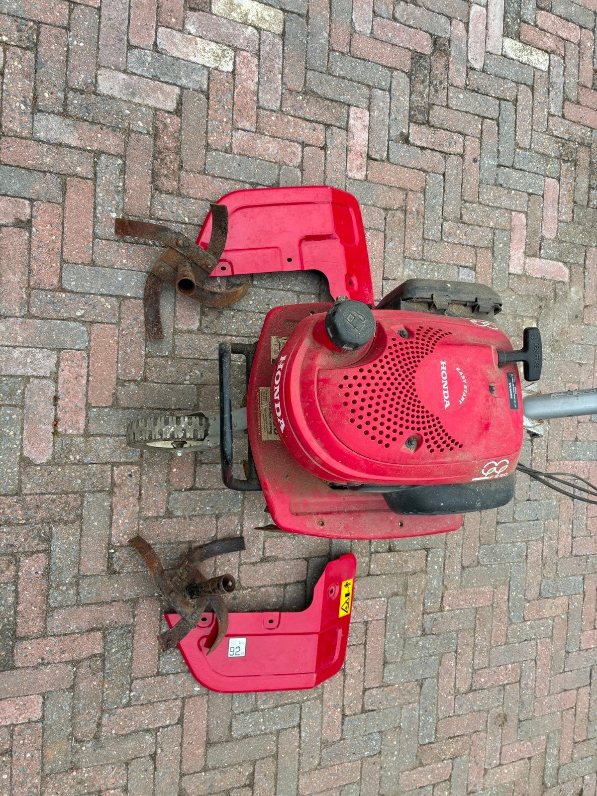 grondfrees, Ophalen