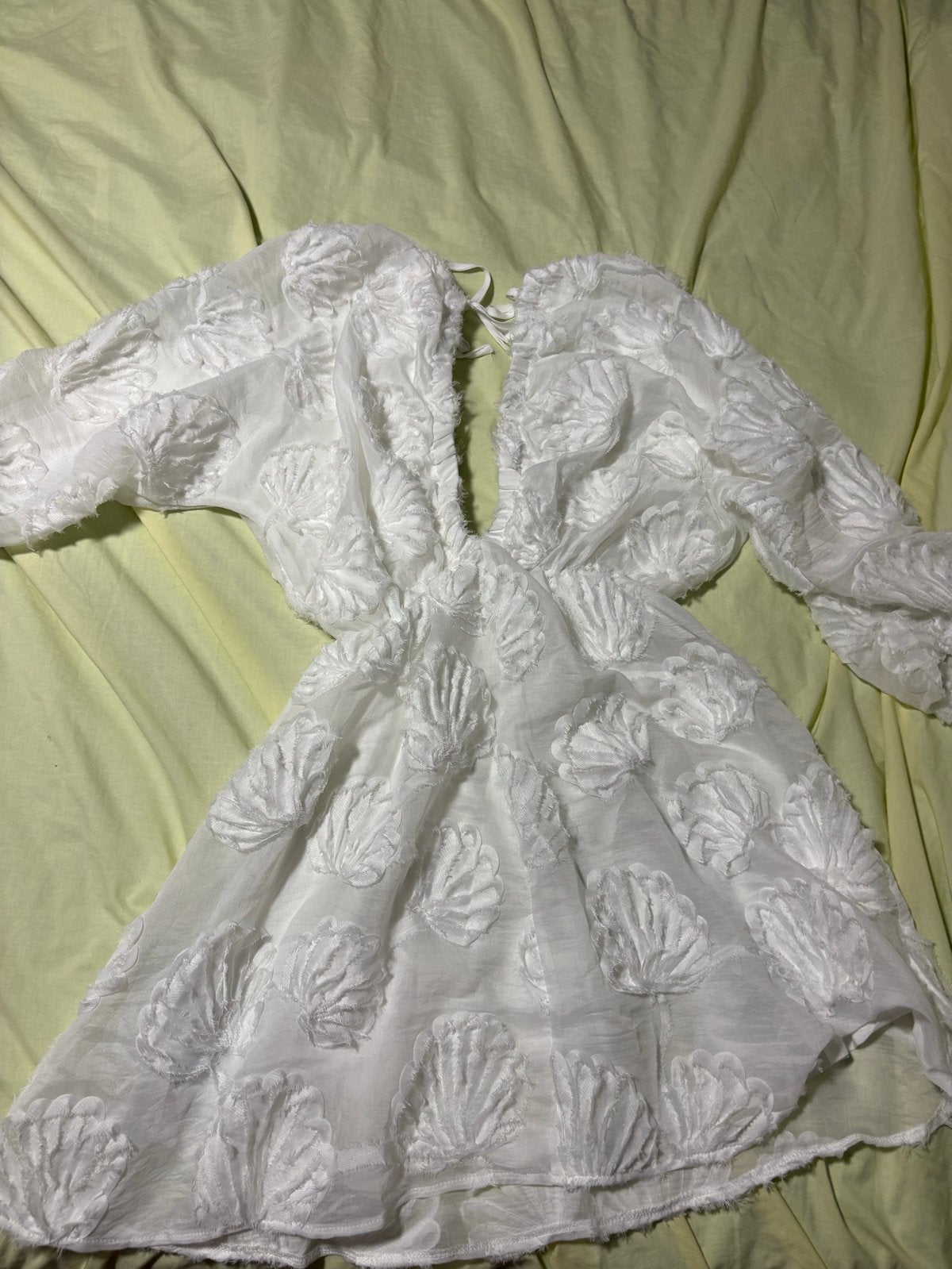 Mooie witte jurk, nooit gedragen, maat M, Ophalen of Verzenden, Nieuw, Maat 38/40 (M), Wit