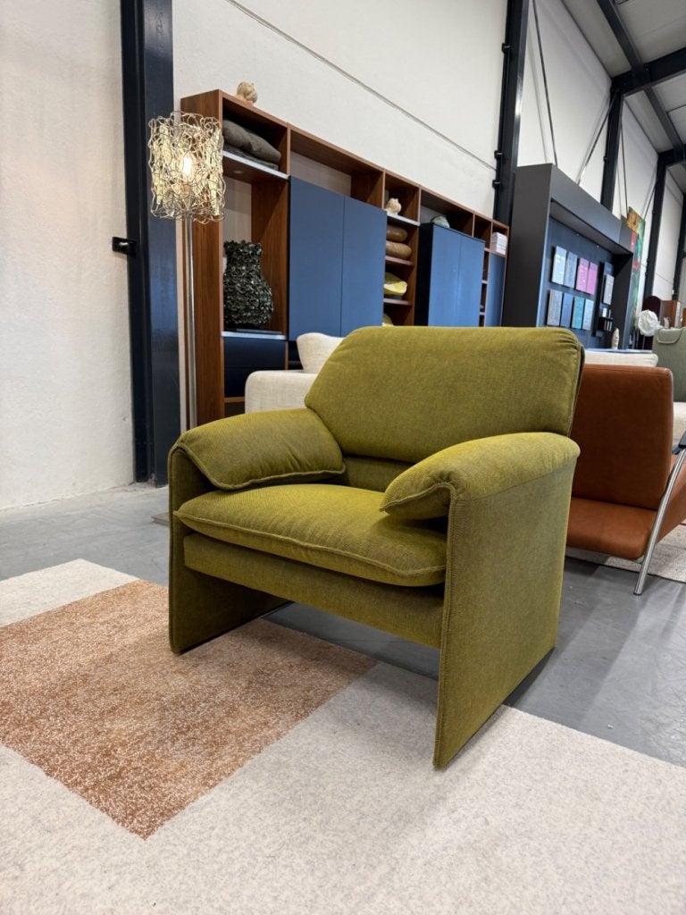 Nieuw Leolux Bora Beta Fauteuil Beams groen design stoel, Leolux, Info@leolux.nl, Nieuw, 75 tot 100 cm