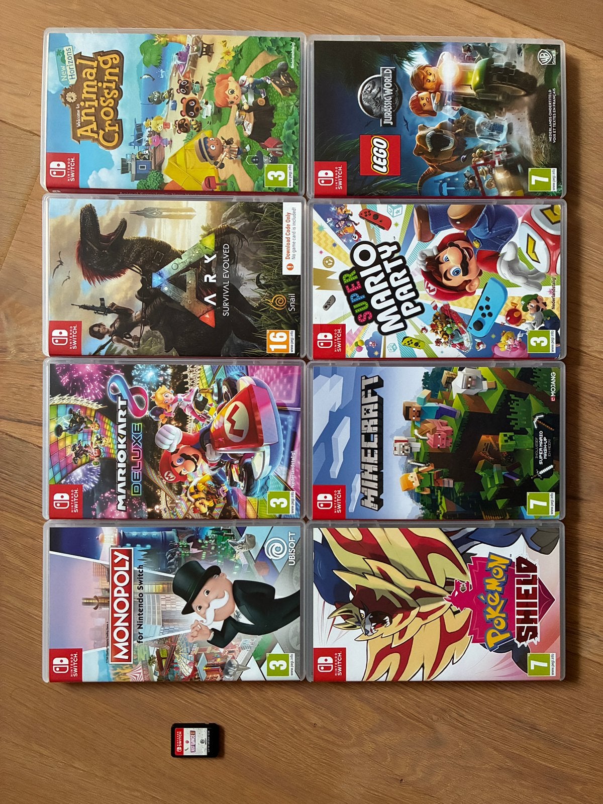 8 nintendo switch spellen, 3 spelers of meer, Ophalen of Verzenden, Zo goed als nieuw, Vanaf 3 jaar