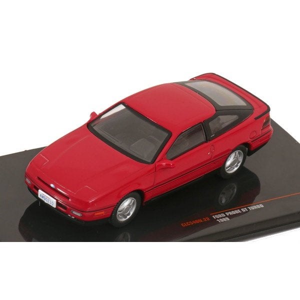 Ford Probe GT Turbo 1989 Rood Modelauto 1/43 Ixo Models, Overige merken, Ixo Models, Auto, Ixo Models