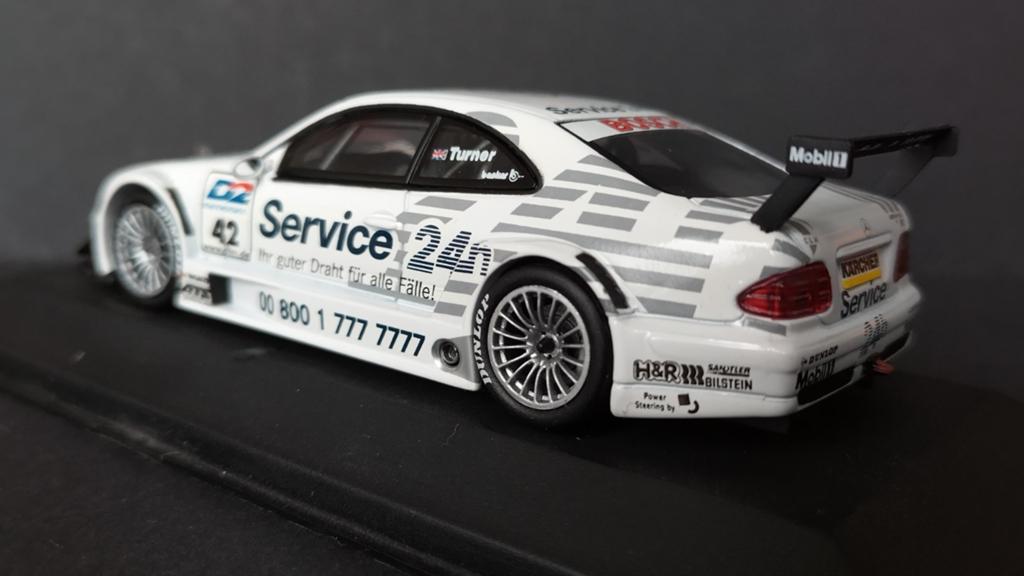 Mercedes Benz ClK DTM 1:43 Minichamps Pol, Auto, Verzenden, ., Zo goed als nieuw