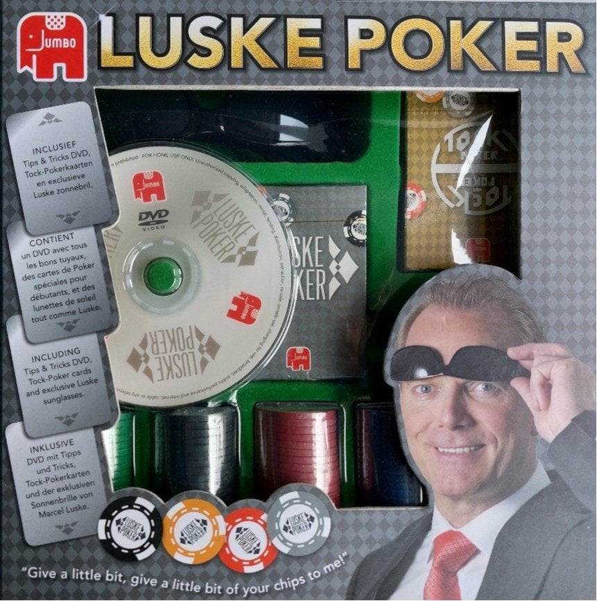 Pokeren met Luske + DVD (nieuw), Hobby en Vrije tijd, Gezelschapsspellen | Kaartspellen, Vijf spelers of meer, Ophalen of Verzenden