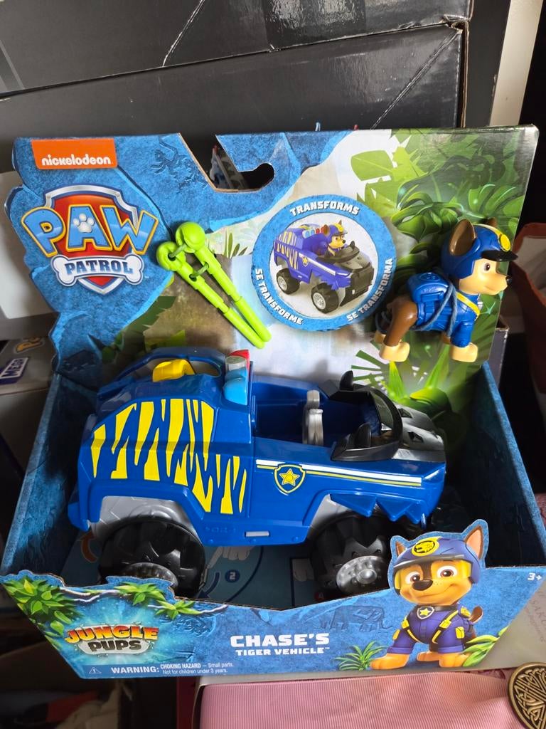 Paw patrol voertuigen nieuw in verpakking, Ophalen of Verzenden, Nieuw