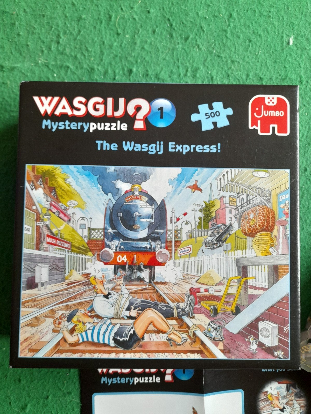 Wasgij Mystery Puzzel 1: The Wasgij Express! (500 stukjes), Hobby en Vrije tijd, Denksport en Puzzels, Ophalen, 500 t/m 1500 stukjes