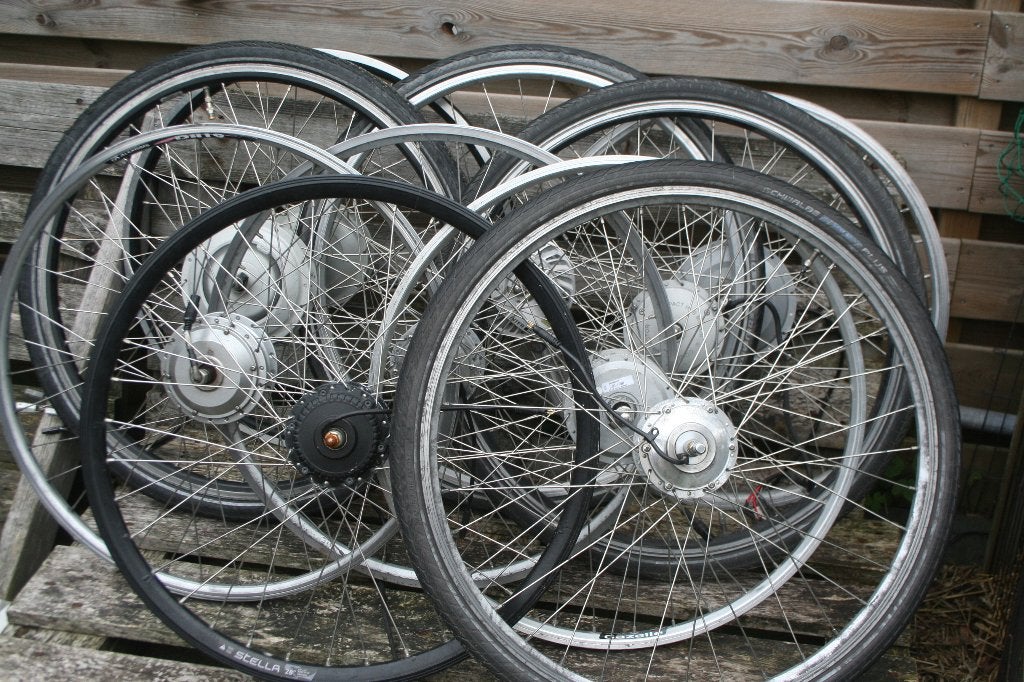 elektrische fiets wielen 10x, Fietsen en Brommers, Ophalen, Gebruikt