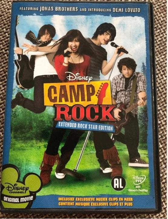 DVD Disney Camp Rock " Extended Rock Star Edition ", Romantiek, Overige gebieden, Alle leeftijden, Ophalen of Verzenden