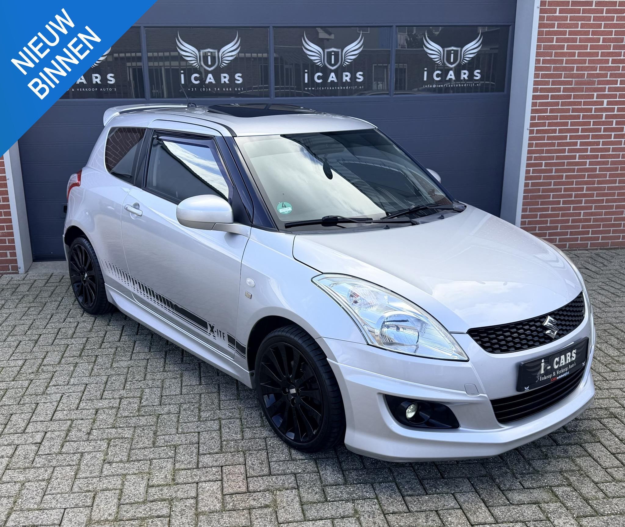 Suzuki Swift 1.2 X-ite NAVI SCHUIFDAK Keyless PDC CLIMA, Auto's, Voorwielaandrijving, Stof, Gebruikt, Met garantie (alle)