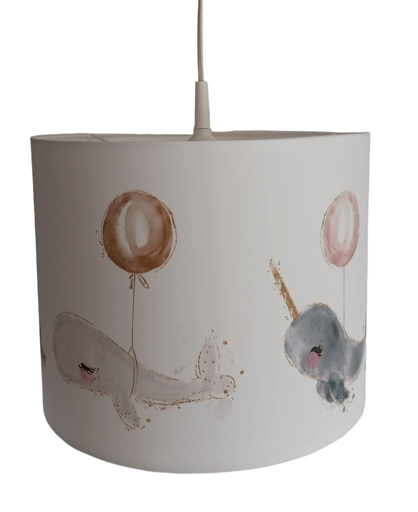 Hanglamp Kinderlamp Walvissen Oceaan Wit Little Dreamzzz, Bi & Li Creaties, Nieuw, Ophalen of Verzenden, Bilicreaties@gmail.com
