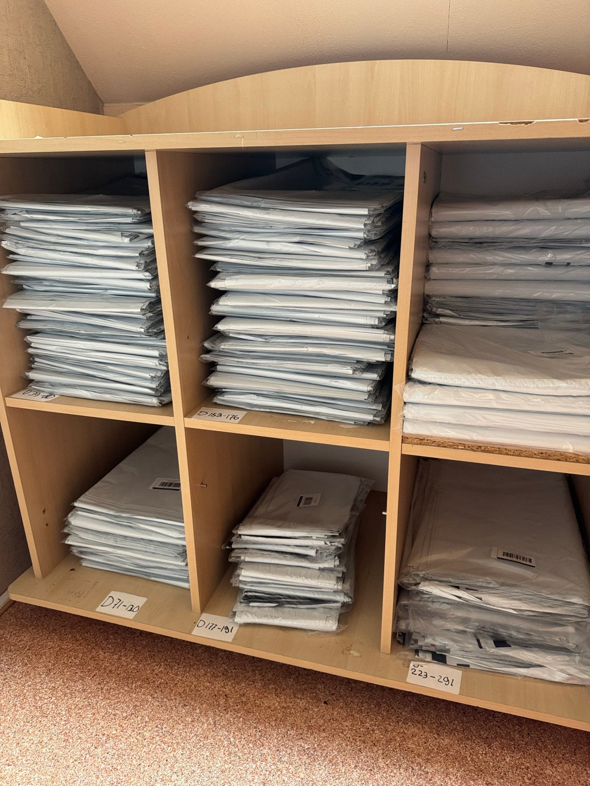 €1.140,- aan waarde! Grote partij verzendmateriaal, Ophalen