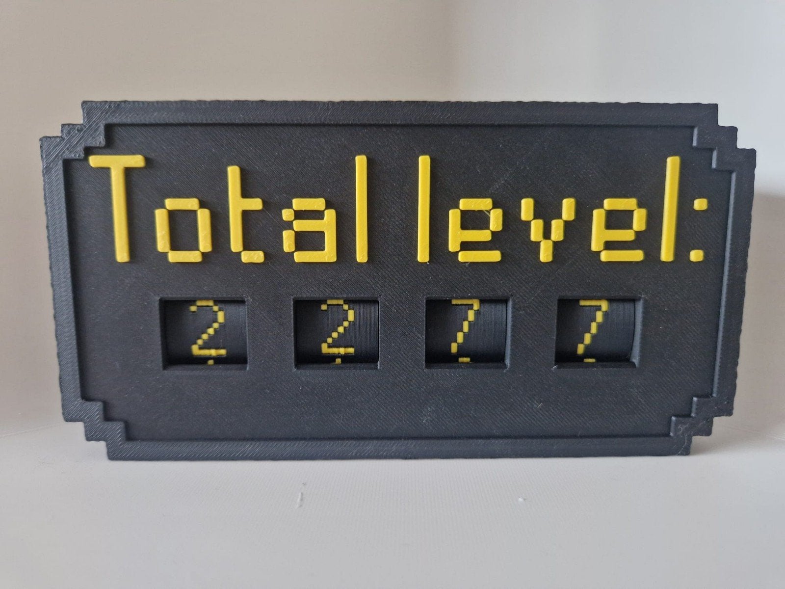 Old School Runescape Total Level Display - 3D Geprint, Ophalen of Verzenden, Nieuw